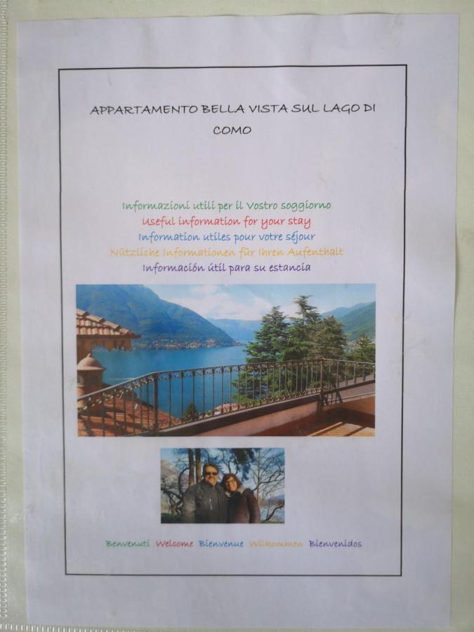 Appartamento "Bella Vista" Sul Lago Di Como Faggeto Lario Exteriör bild